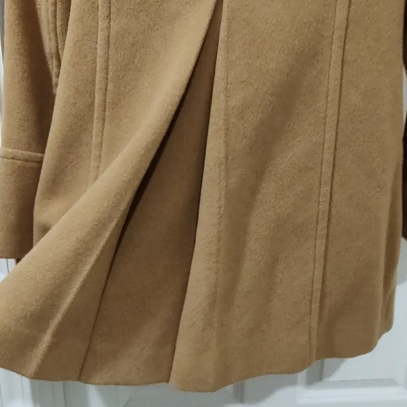 Land's End Tan Pea Coat for Women - Picture 10 of 10